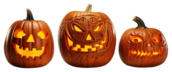 PNG Halloween pumpkin white background anthropomorphic.