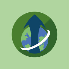 Globe Earth Guide Flat Icon