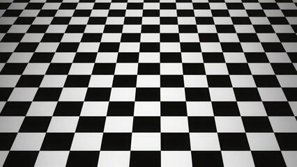 Fototapeta premium black and white squares like checkerboard pattern
