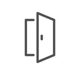 Smart house related icon outline and linear vector.	
