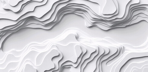 Custom vertical slats with your photo Topographic white background.