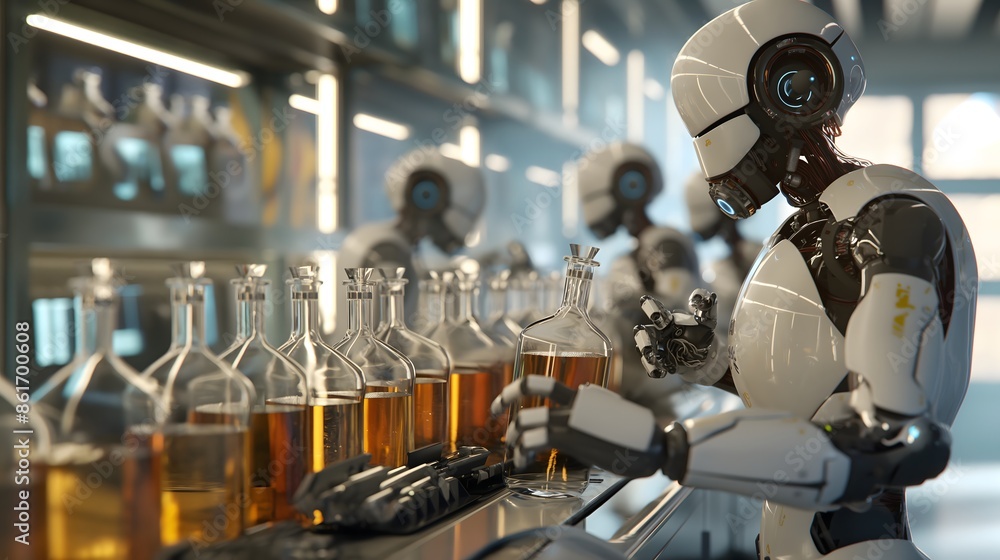 Poster 5. sculpt a virtual laboratory where ai-driven robots conduct experiments and analyze data, advancin