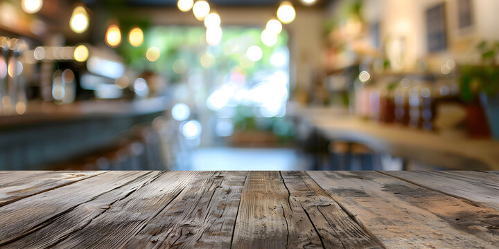Textured wooden surface with a soft-focus background of a brewery, suitable for promoting craft beers or artisanal beverages