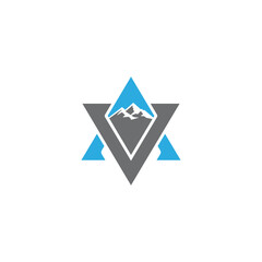 Obraz premium AV MOUNTAIN LOGO
