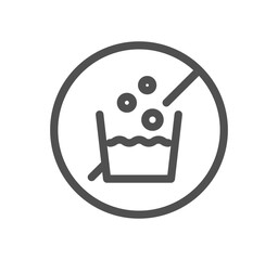 Allergen related icon outline and linear vector.	
