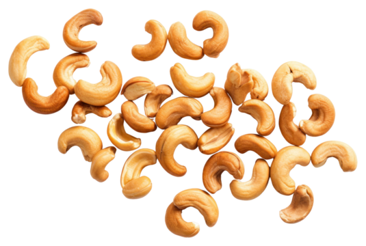 PNG Cashew food nut white background. - Powered by Adobe
