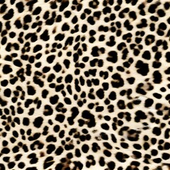 Naklejka premium animal background leopard skin texture, fluffy print