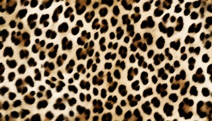 Fototapeta premium animal background leopard skin texture, fluffy print