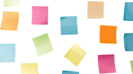 Sticky notes, transparent background PNG