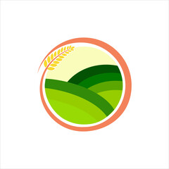 Wheat Plantation Logo