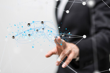 conference team work connection digital concept