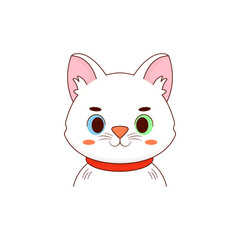 adorable cat avatars element collections
