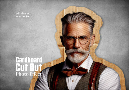 Cardboard Cut Out Effect 