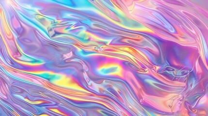 y2k iridescent pastel liquid texture background nostalgic abstract design colorful holographic gradient digital art illustration