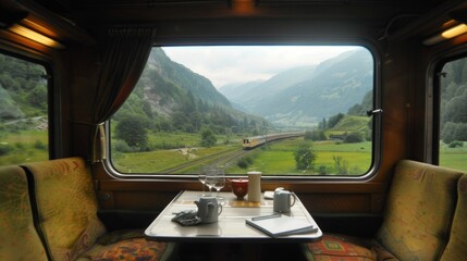 From the train one can see the immense depth of the valleys below a humbling and aweinspiring sight.