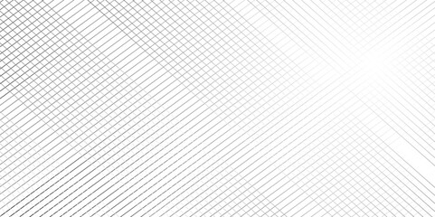 Vector gradient gray line pattern Transparent monochrome striped texture, minimal background. Abstract background wave line elegant white striped diagonal line technology concept web texture.