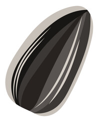 Sunflower Seed Snack Vector Illustration