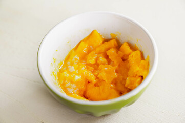 レンジでサンドイッチ用たまご