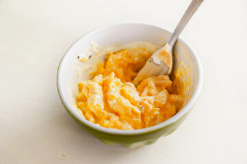 レンジでサンドイッチ用たまご