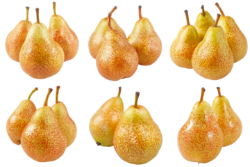 Realistic photo illustration of Pear, isolated on transparent background