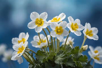 white and yellow daffodils