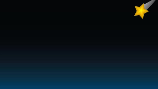 Star drop illustration video suitable to animation, galaxy, presentation, science, and more