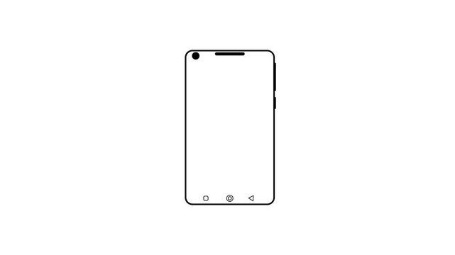 A "mobile phone icon" typically represents a smartphone, featuring a rectangular screen, rounded corners, and minimal buttons, symbolizing communication, connectivity, apps, and mobile technology .