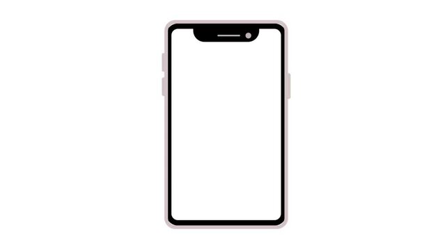 A "mobile phone icon" typically represents a smartphone, featuring a rectangular screen, rounded corners, and minimal buttons, symbolizing communication, connectivity, apps, and mobile technology .