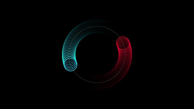 A "loading icon" typically represents a circular motion, often with rotating or pulsating elements, symbolizing a process in progress, buffering, or waiting time in digital interfaces.