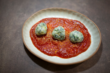 albóndigas de berenjena albóndigas de verduras polpette di melanzane