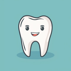 happy tooth dent icon