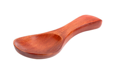 wood spoon isolated on white background