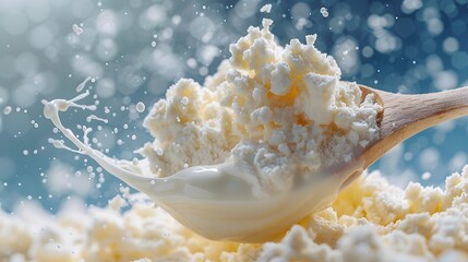 Protein Therapy, Illustrate the therapeutic benefits of whey protein in clinical treatment settings. Wallpaper Background, Surrealism