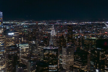 Obraz premium new york skyline at night