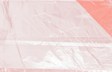 red transparent plastic film overlay texture background
