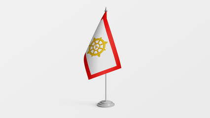 Flag of Sikkim (1967-1975). Flag illustration