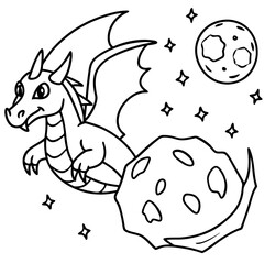 Fototapeta premium Gaming Coloring Pages For Kids Book