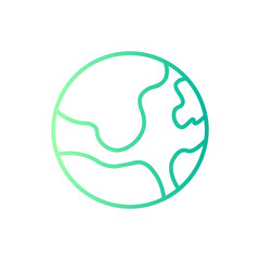 earth gradient icon