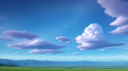 Fototapeta premium grass and blue sky