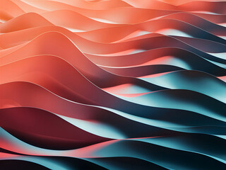 Fondo degradado abstracto con ondas delicadas