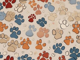 Fototapeta premium seamless pattern with pears