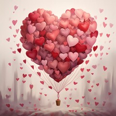 pink heart shaped confetti