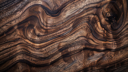 Dark-colored wood texture background. Natural grain and high contrast.