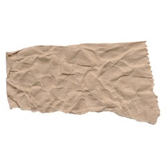 Obraz premium A crumpled paper sheet, a piece of paper is torn