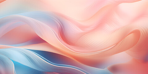 Fototapeta premium Abstract soft pastel background with smooth liquid shapes