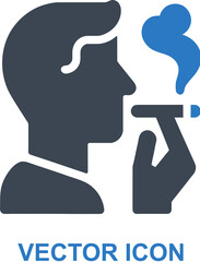 Smoking a Cigarette Icon