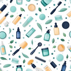 Background pattern for make-up tools 