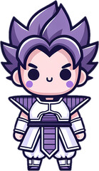 Cute Purple Super Saiyan