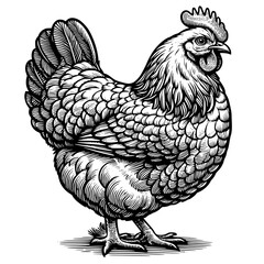 cartoon chicken vector © Koko