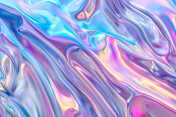 Obraz premium Abstract holographic iridescent background